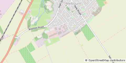 Map of Royston, Hertfordshire