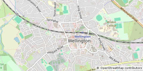 Map of Telford, Shropshire