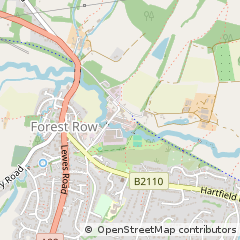 Map of Forest ROW, East Sussex