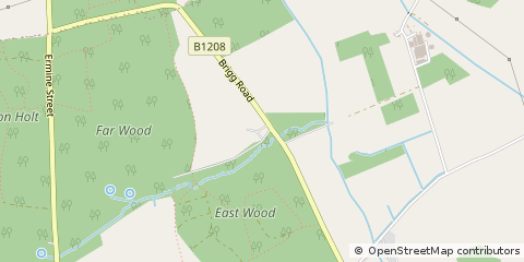Map of Brigg, North Lincolnshire