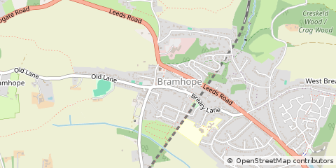 Map of Leeds, West Yorkshire