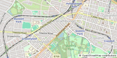 Map of Glasgow