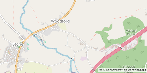 Map of Berkeley, Gloucestershire
