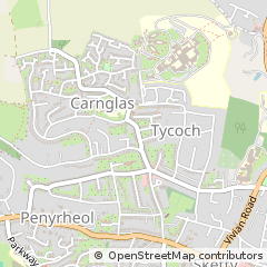 Map of Swansea