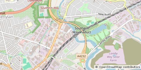 Map of Cardiff