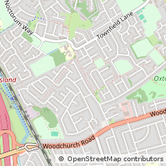 Map of Prenton, Wirral.