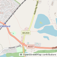 Map of Macclesfield, Cheshire