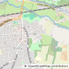 Map of Leicester, Leicestershire