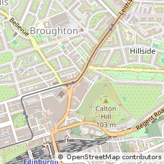 Map of Greenside Place, Edinburgh