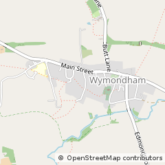 Map of Melton Mowbray, Leicestershire