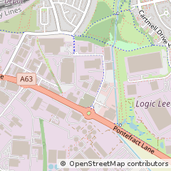Map of Leeds, West Yorkshire