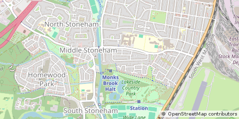 Map of Southampton, Hampshire