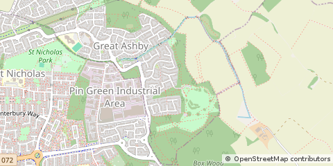 Map of Stevenage