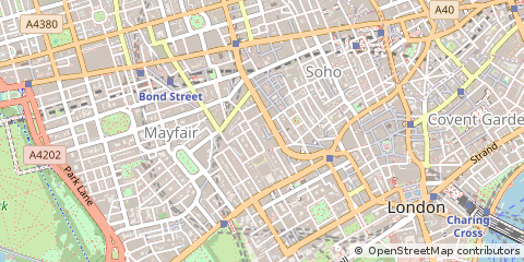 Map of London, W1B 4BQ