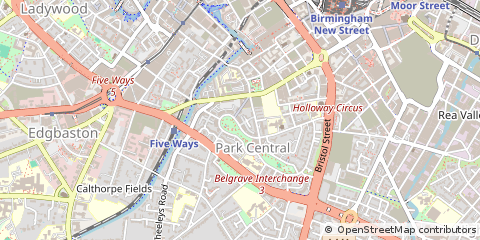 Map of Birmingham