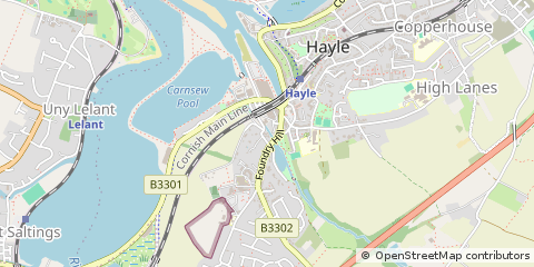 Map of Hayle