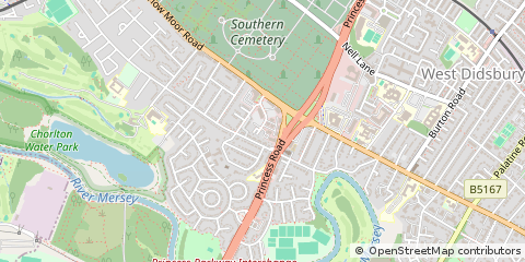 Map of Manchester