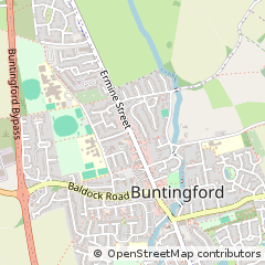 Map of Buntingford, Hertfordshire