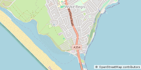 Map of Weymouth, Dorset