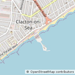 Map of Clacton-on-SEA, Essex