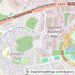 Map of Bracknell