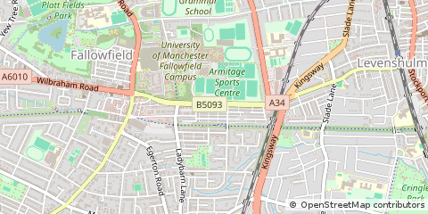 Map of Manchester, Greater Manchester