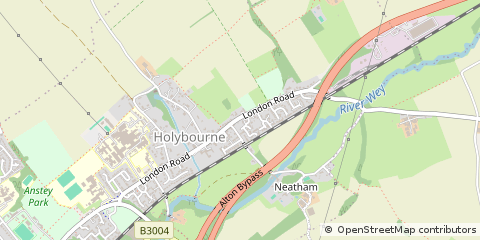 Map of Alton, Buckinghamshire