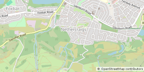 Map of Paisley, Renfrewshire