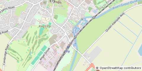 Map of ELY, Cambridgeshire