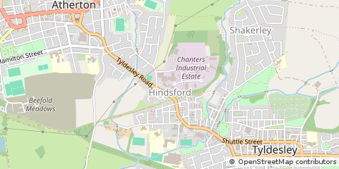 Map of Manchester