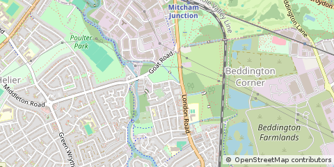 Map of Mitcham