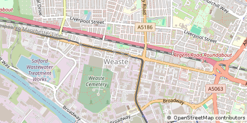 Map of Manchester
