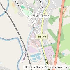 Map of Little Eaton, Derbyshire