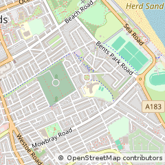 Map of South Shields, Tyne and Wear