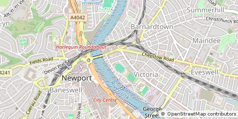 Map of Newport