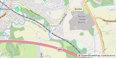Map of Pontyclun