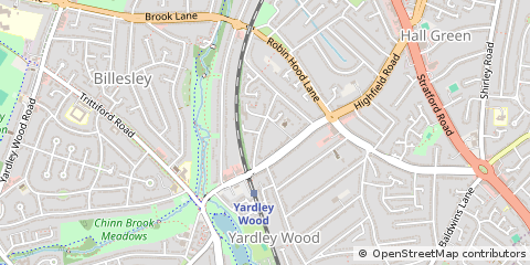 Map of Birmingham, West Midlands