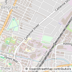 Map of Leicester, Leics