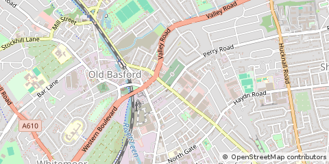 Map of Nottingham