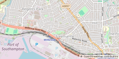 Map of Southampton