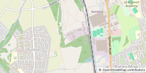 Map of Chester LE Street, County Durham