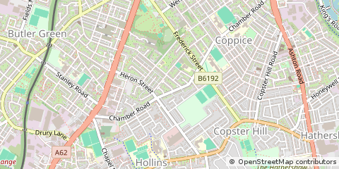 Map of Oldham