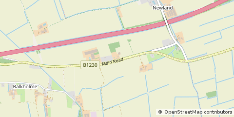 Map of Goole, East Yorkshire