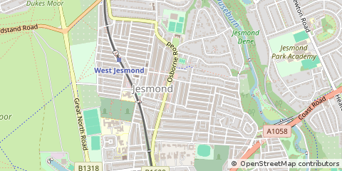 Map of Newcastle Upon Tyne