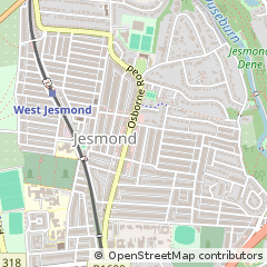 Map of Newcastle Upon Tyne