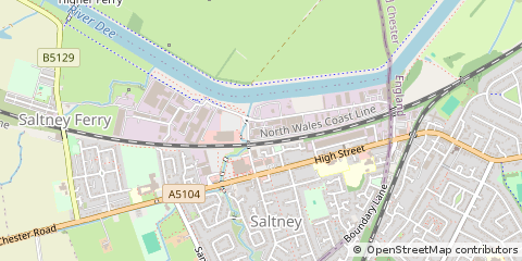 Map of Chester, Cheshire
