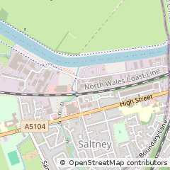 Map of Chester, Cheshire