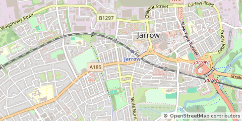 Map of Jarrow