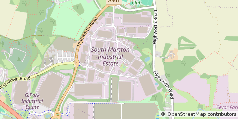 Map of Swindon, Wiltshire