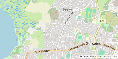 Map of Swansea
